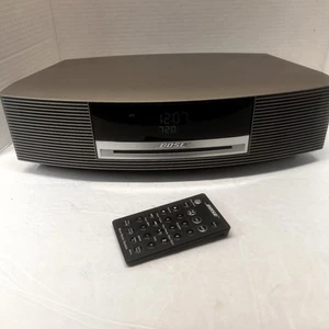 Bose Wave Music System CD AM/FM Radio | Titanium Silver | Remote | Tested - Picture 1 of 4