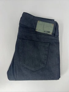 Diesel Louvely Jeans W27 L31 Women's Blue Dark Stretch Bootcut Denim *shortened - Picture 1 of 19