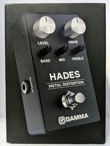 GAMMA Hades Metal Distortion Effects Pedal - NEW - Picture 1 of 3