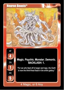Neuron Beasts - Premiere Edition - Rifts CCG - Picture 1 of 6