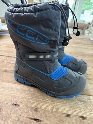 Botas de Nieve Keen - Azul Aster Imán Keen Dry Impermeable Aislado Talla 4/-40° Foto 1 de 4