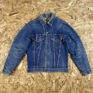 VTG 60s Levis 0217 Type 3 Big E Robert Crumb Just Passin Thru Denim Jacket SZ 36 - Picture 1 of 21
