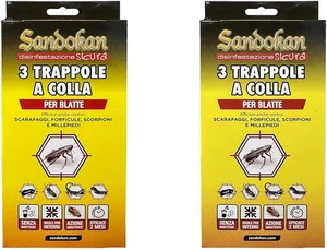 Trappola per Topi, Blatte, Ragni, Millepiedi 2 Pezzi (Confezione Da 2) - Foto 1 di 12