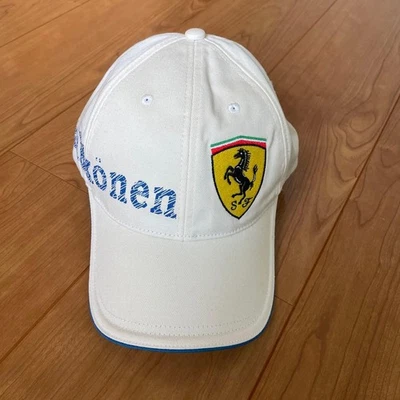 Ferrari Kimi Raikkonen F1 Japan GP Cap Unused With Minor Sun Fade - Image 1 of 4