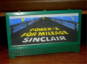Lighted "SINCLAIR" Billboard - Star Hobby - O/S Scale Gauge Train - UNTESTED - Picture 1 of 7
