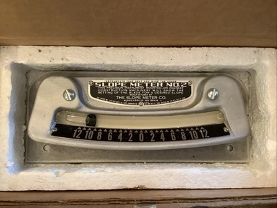 Medidor de pendiente Nº2 The Slope Meter Co Minneapolis MN 0-12% ¡Genial! Foto 1 de 2