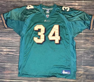 Ricky Williams Miami Dolphins Reebok VTG Authentic Jersey Size 56 NFL #34 RARE - Picture 1 of 13