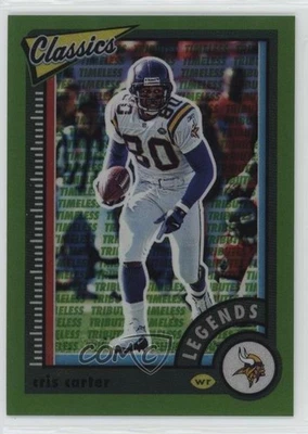 2022 Classics Legends Timeless Tributes Premium Edition Green /20 Cris Carter - Image 1 of 2
