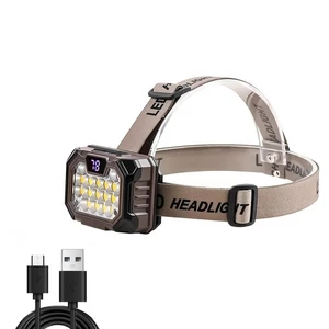 Faro LED Recargable Alimentado por Batería Casco 5 Modo de Luz 1000 Lúmenes Us... - Imagen 1 de 7