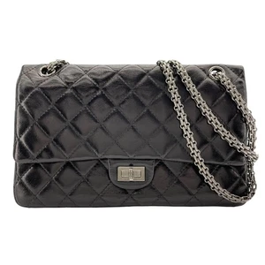 CHANEL 2.55 Large Flap Bag A37587 13番台 Shoulder Bag Japan ookura - Picture 1 of 14