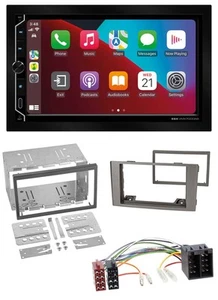 ESX 2DIN DAB USB MP3 Bluetooth Autoradio für Iveco Daily 2006-2014 silber - Bild 1 von 10