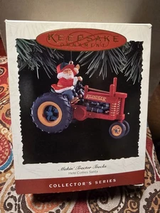 Hallmark Christmas Ornament - 1994 Makin' Tractor Tracks Pre Owned - Picture 1 of 1