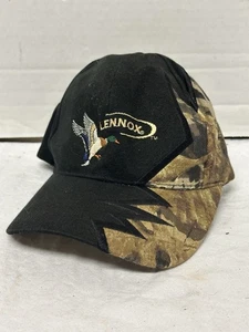 Vintage Lennox Duck Mossy Oak Black Camo Adjustable Hat Hunting Kati Sport  Cap - Picture 1 of 11