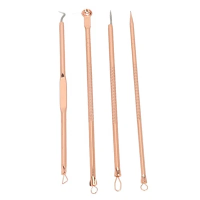 Juego de 4 Kit de herramientas extractor de comedones removedor de espinillas profesional Sta - Imagen 1 de 4