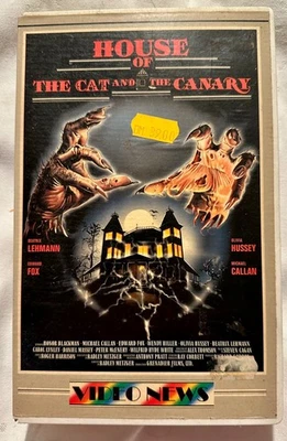 House of the cat and the canary - VHS - Horror - Kult - Weltweiter Versand - Image 1 of 2