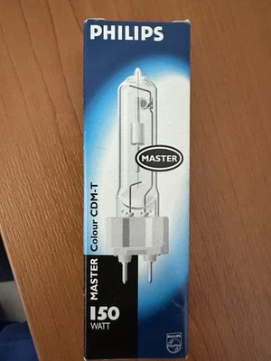 150W Philips G12 HID Master Colour CDM-T T6 METAL HALIDE CERAMIC Light Bulb Lamp - Image 1 of 3