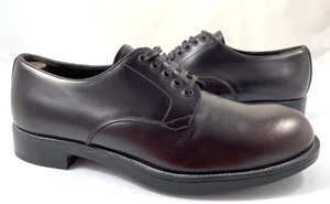 PRADA Men's Size 7 USA Leather Derby Oxfords Shoes 2EE212 Brown Reg $750 - Picture 1 of 10