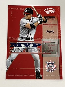 2004 Leaf Baseball MVP Winners - Chipper Jones - Atlanta Braves - Picture 1 of 2