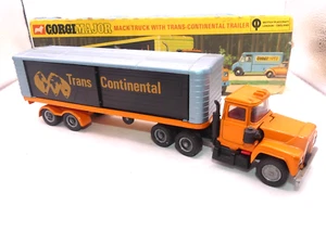 Corgi Major Toys 1100 Trans-Continental Mack Truck Mint/Boxed - Picture 1 of 15