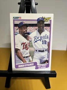 KIRBY PUCKETT & BO JACKSON 1990 FLEER SUPERSTAR SPECIAL #635 - Picture 1 of 2