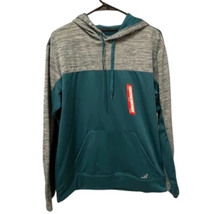 BCG Men’s Training Color Block Teal Hoodie, Size Medium - Picture 1 of 8
