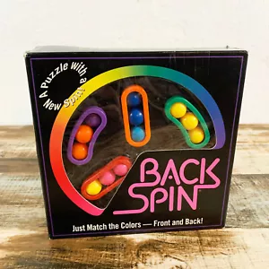 BACK SPIN Rubix Style Color Puzzle Brain Teaser Game - Binary Arts 1991 - Picture 1 of 2