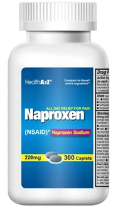 HealthA2Z Naproxen Sodium Tablets 220mg (300 ct.) Exp 2027 | Compare with ALEVE - Foto 1 di 6