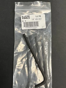 Klein Tools LL16 1/4” Hex Wrench, USA, 5 Pack - Picture 1 of 1