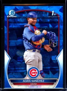 2023 1st Bowman Chrome Sapphire Edition ~ Adan Sanchez ~ #BCP-219 ~ Cubs - Picture 1 of 2