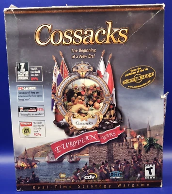 Cossacks European Wars (PC, Big Box) W/ Manual Windows 9x/2000/ME - Image 1 of 4