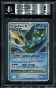 Empoleon Lv X Black Star Promo Graded BGS 8 2007 Pokemon Card DP11 - Picture 1 of 4