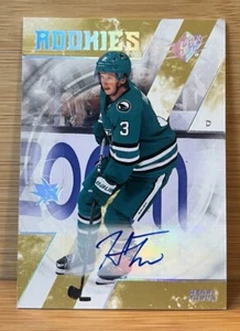 2023-24 Upper Deck SPx ROOKIES AUTO Henry Thrun SHARKS - Picture 1 of 2