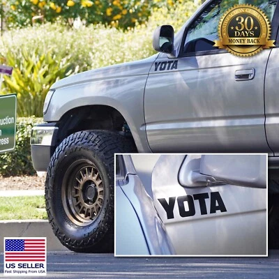 Calcomanía adhesiva de vinilo Yota para Toyota 4Runner, Tacoma, FJ, Land Cruiser, Tundra Foto 1 de 4