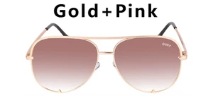 Quay Sunglasses Women Brand Designer Mirror Pilot HIGH KEY Sunglasses UV400 Wome - Picture 1 of 13