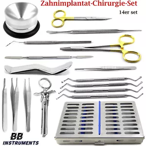 Knochen Chirurgie Instrumente Mikrochirurgische Zahnarzt Implantat Oralchirurgie - Bild 1 von 16