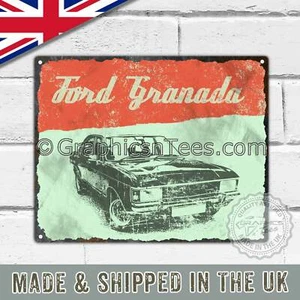 Targa insegna latta metallo stile vintage retrò con il classico console/granada - Foto 1 di 2