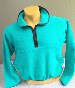Vintage Classic REI Fleece Teal 1/4 Zip Men's Small USA - Picture 1 of 7