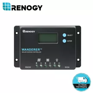 Renogy Wanderer 10Amp Solar Charge Controller Auto 12V 24V Battery Regulator - Picture 1 of 11