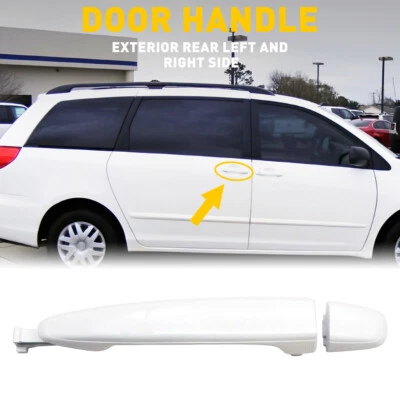 Manija de puerta corredera exterior izquierda o derecha trasera para Toyota Sienna 04-10 Foto 1 de 4