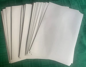 540 White Audio Cassette Sticky Blank Labels - Picture 1 of 3