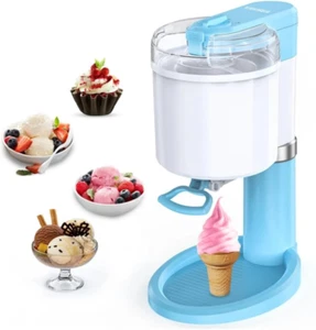 Ice Cream Maker Frozen Yogurt Machine Electric Gelato Sorbet Electric Soft Serve - Picture 1 of 11
