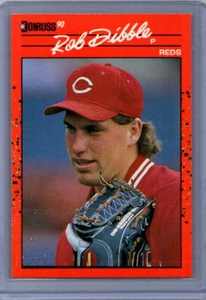 1990 Donruss #189 Rob Dibble Reds - Foto 1 di 2