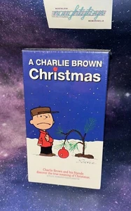 1990 Vtg A Charlie Brown Christmas VHS Tape Factory Sealed NEW Classic Promo NOS - Picture 1 of 9