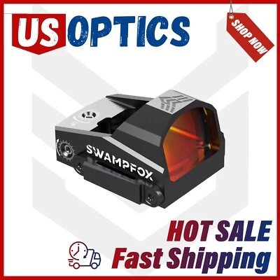 SWAMP FOX Swampfox Kingslayer Pistol Cut RMR Foot Print 1x22 Micro Reflex Dot Sights 3 MOA