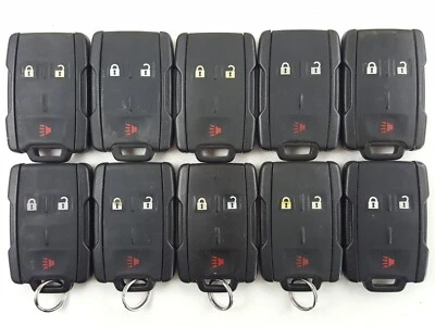 LOTE ORIGINAL DE 10 GMC CHEVROLET 14-22 OEM LLAVE MENOS ENTRADA MANDO A DISTANCIA EE. UU. A GRANEL Foto 1 de 4
