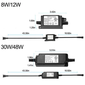 8W 12W 30W 12V Trafo Netzteil Treiber Driver Transformator Adapter für FVTLED - Picture 1 of 11