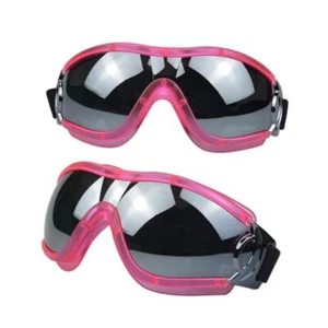 SANPLMG Dog Soft Sunglasses,Pet Goggles,Flexible Frame,Wind Pink/gray - Picture 1 of 8
