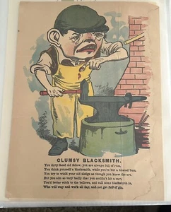 Antiker Penny Dreadful Essig Valentinstag tollpatschig Schmied - Bild 1 von 1