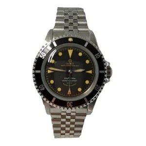 Walter Mitt Royal Marine Automatic Steel Black 5 Men's Watch - Picture 1 of 7
