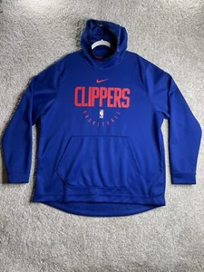 Nike NBA LA Clippers Jugadores Auténtico Calentamiento Pullover Sudadera con Capucha 2XL - Imagen 1 de 7